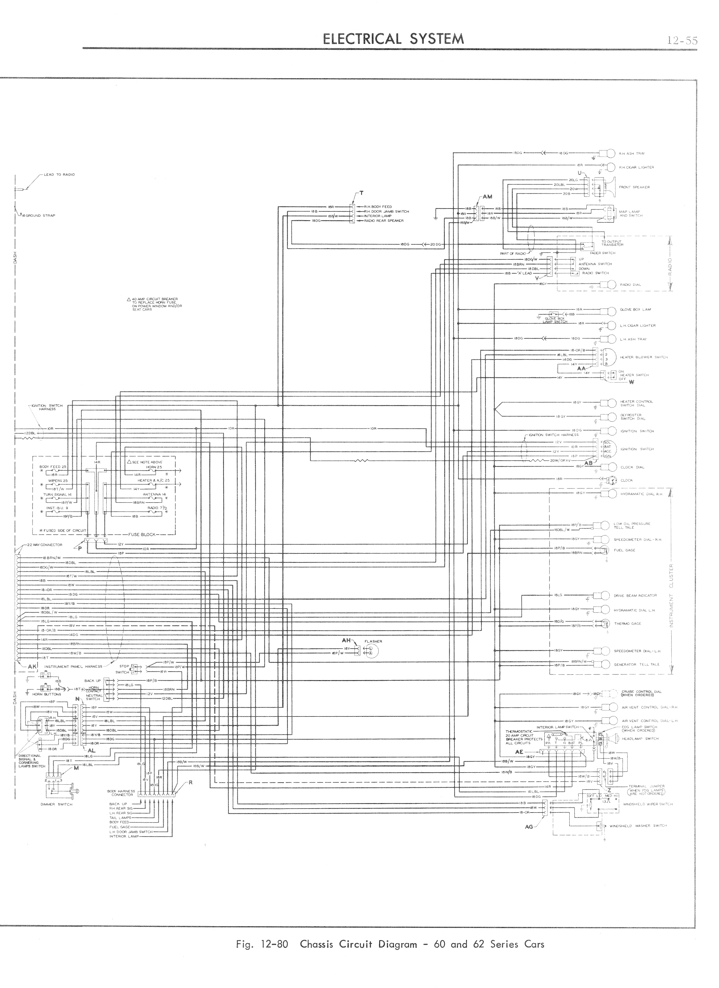 1962 CADILLAC SHOP MANUAL PDF visual data 5